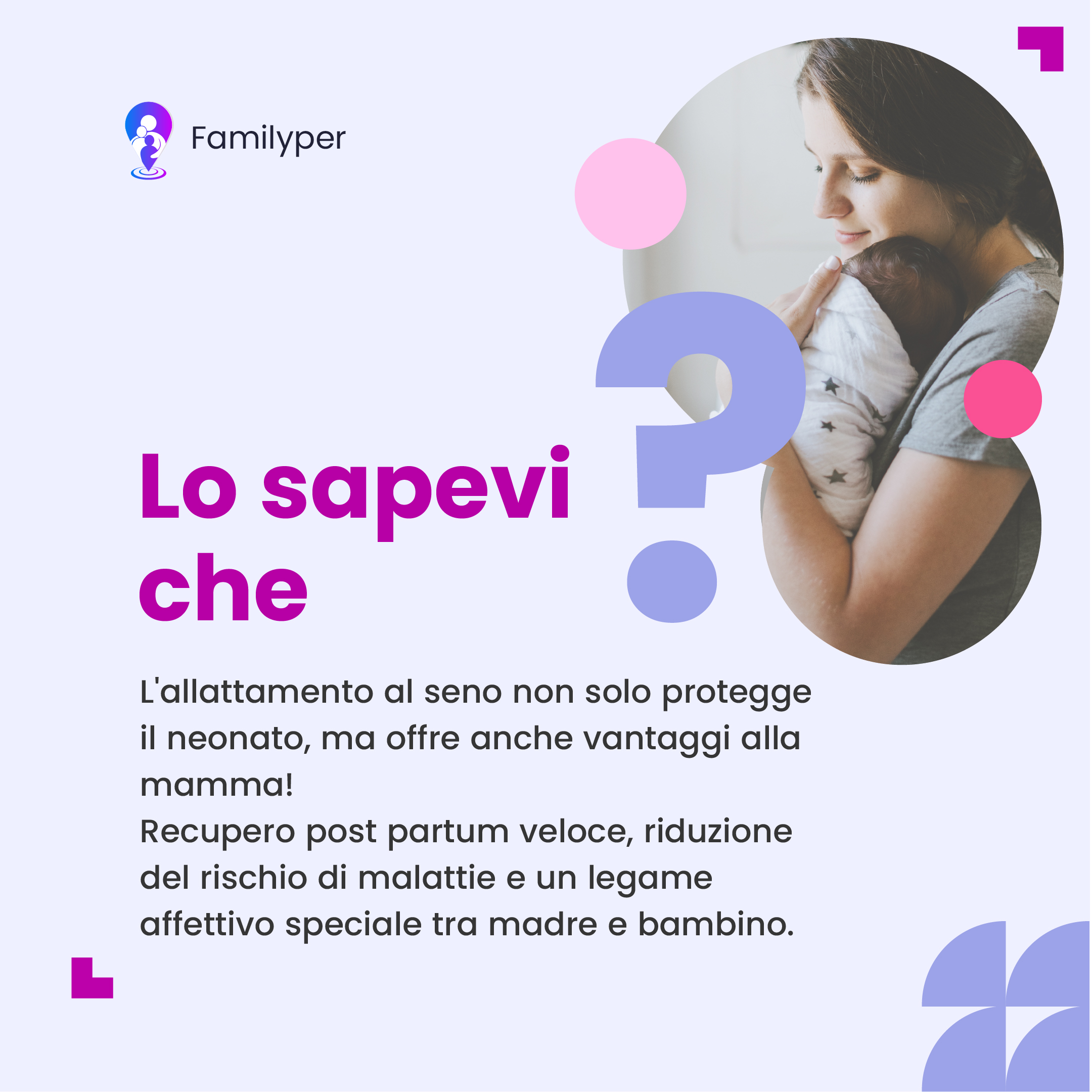 I benefici dell’allattamento al seno: non solo per il neonato, ma anche per la mamma!