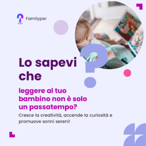 Copertina di un bambino che legge con la mamma