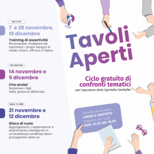 Tavoli aperti