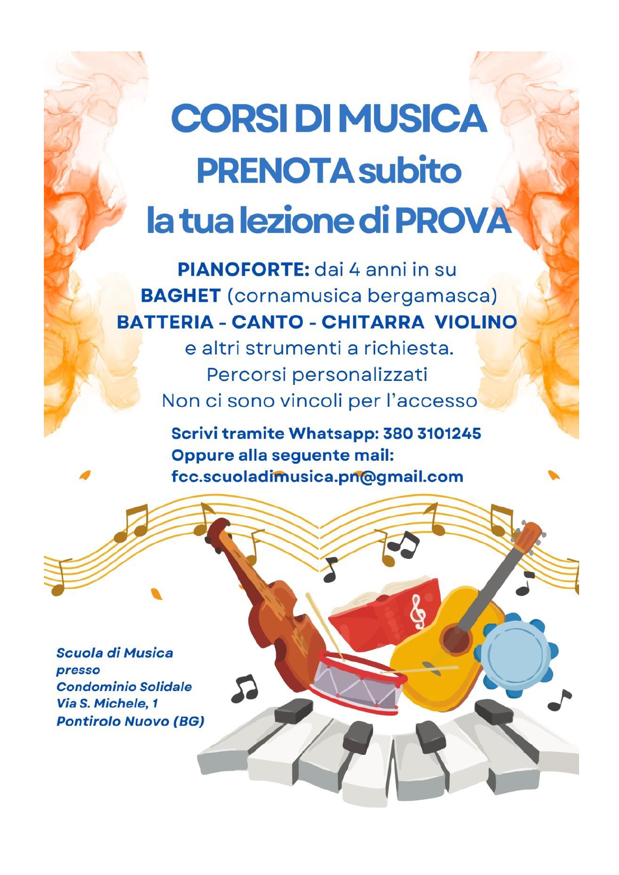 Lezioni di Prova – Corsi di Musica