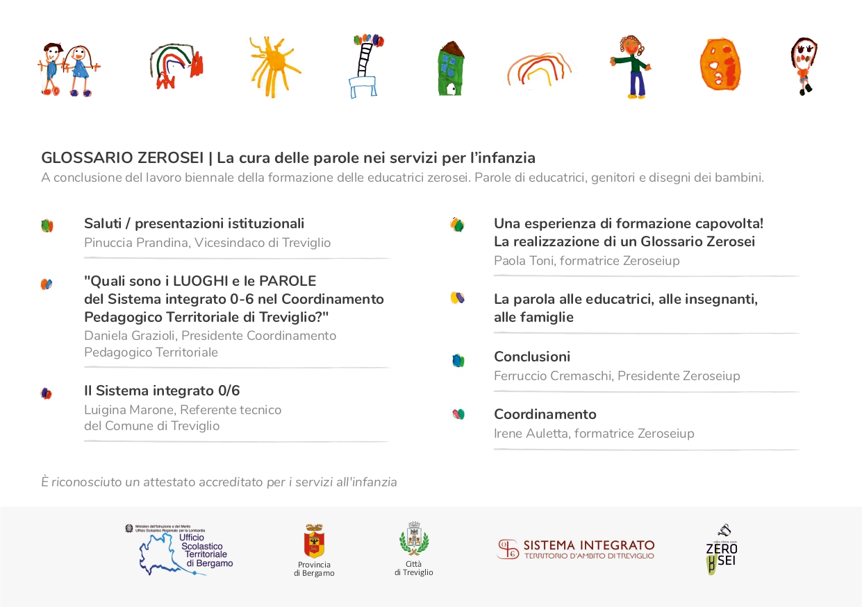Convegno: Glossario ZEROSEI: La cura delle parole nei servizi per l’infanzia